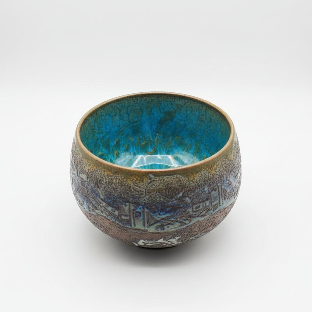 Home Decorative Carved Porcelain Bowl