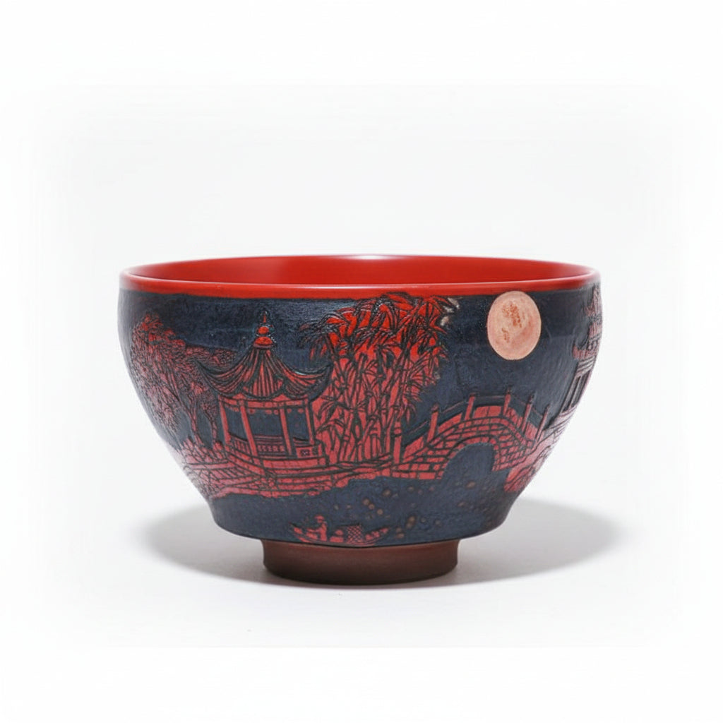 Decor Carving Porcelain Bowl