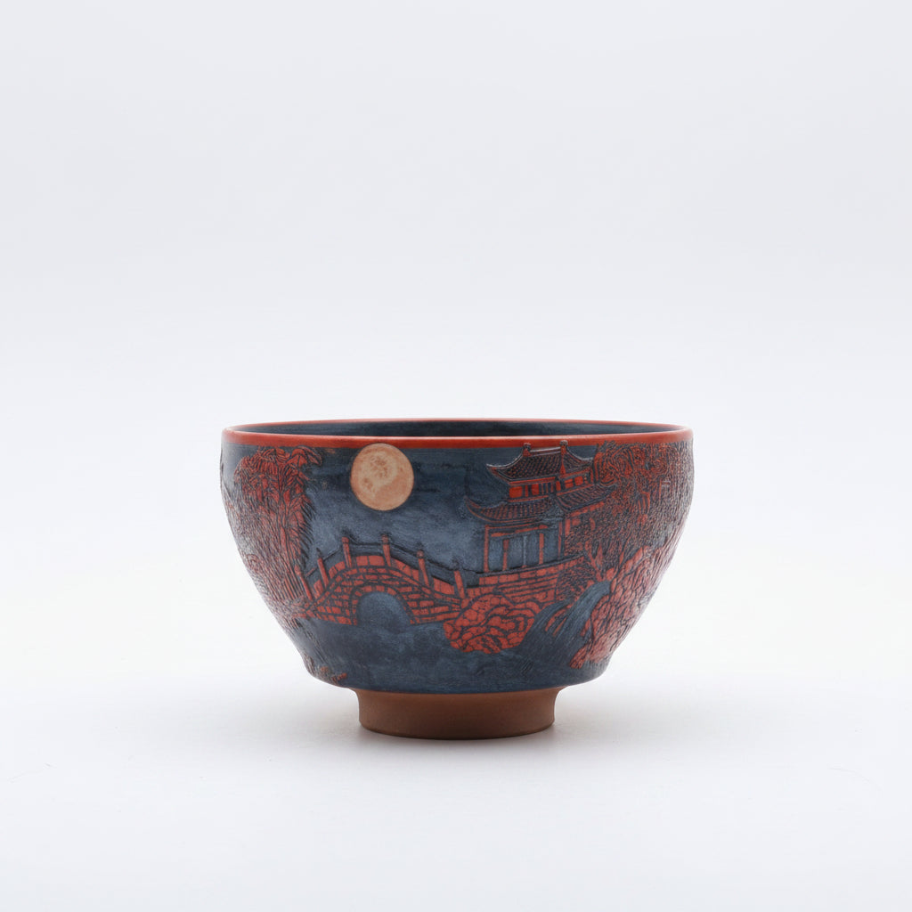 Decor Carving Porcelain Bowl