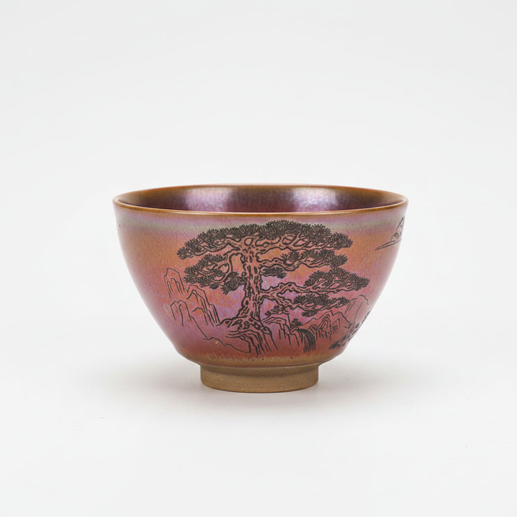 Carving Porcelain Home Decor Bowl