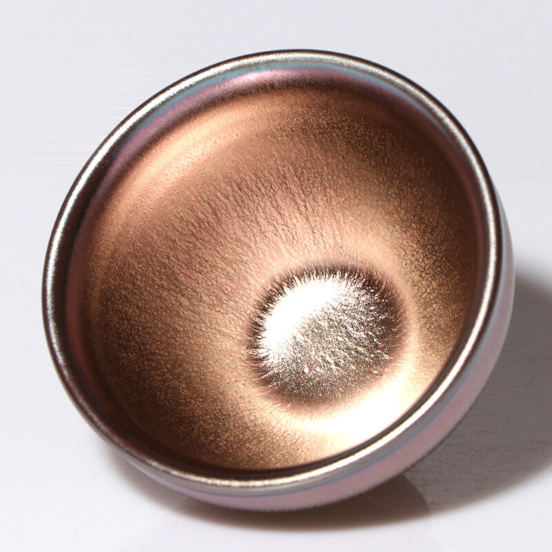 Tenmoku Tea Cup Color Gold