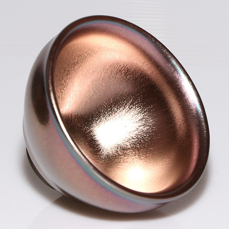 Tenmoku Tea Cup Color Gold