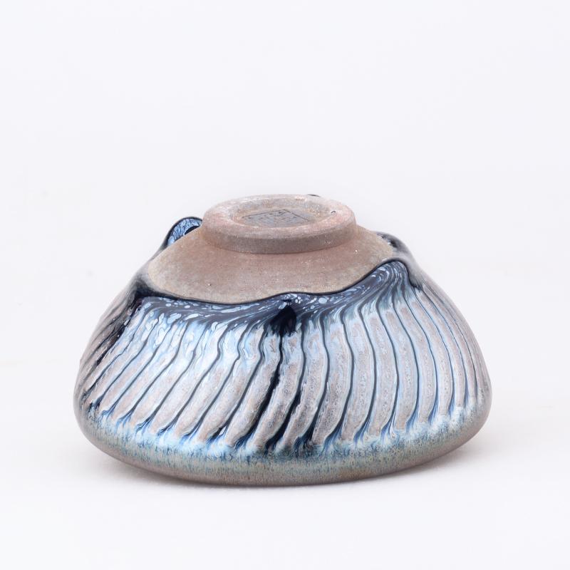 Thread Chawan Tenmoku Tea Bowl