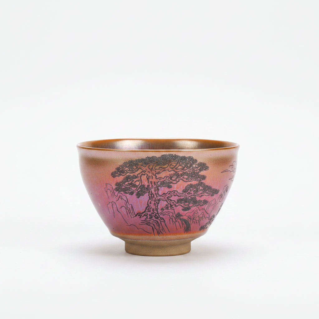 Carving Porcelain Home Decor Bowl