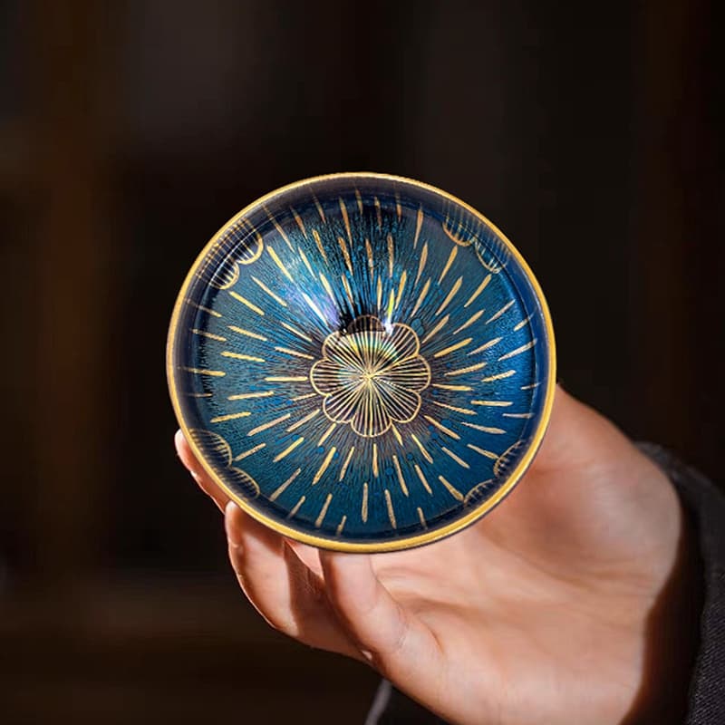 Stereo Feng shui Tenmok Tea Cup Jian Zhan Bowl