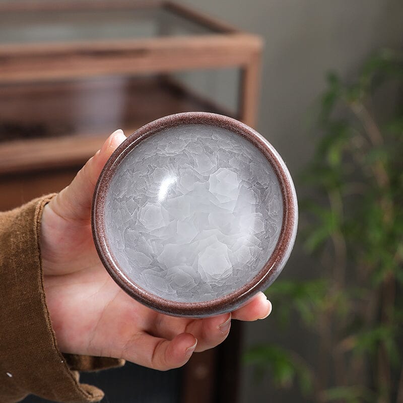 Ivory Glow Jian Zhan Tenmoku Tea Cup