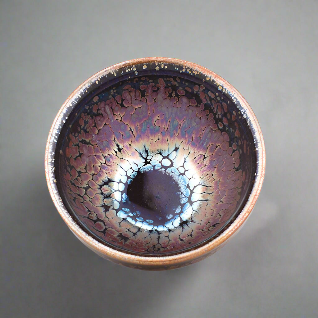 OilSlick Jian Zhan Tenmoku Tea Cup