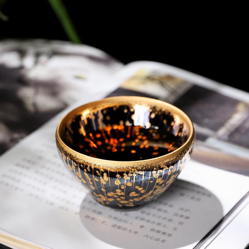 Night Tide Chawan Tenmoku Tea Bowl