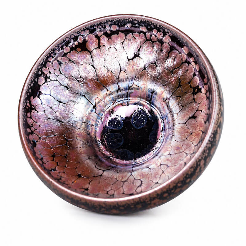 Matcha Tenmoku Glaze Jian Zhan Oil Spot Chawan